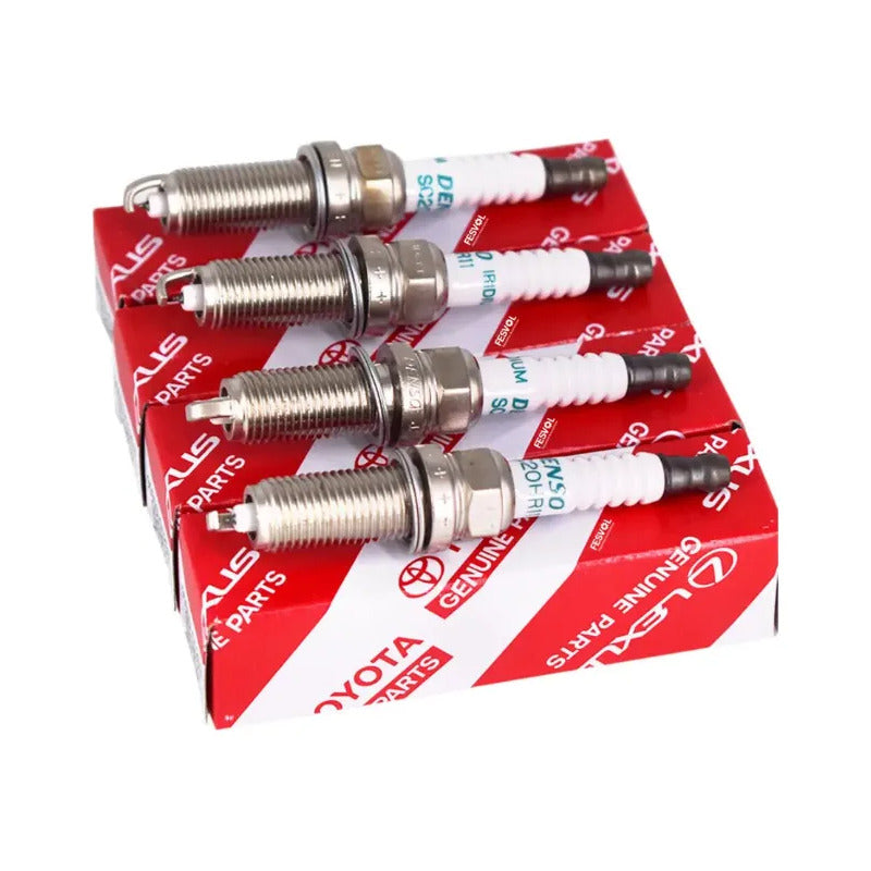 4 Bujías Denso Sc20hr11 De Iridio Originales Toyota (japón)