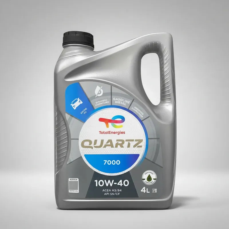 Aceite 10w40 Total Quartz 7000 Energy 4l Semi Sintetico Bencina O Diesel