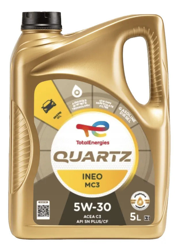 Aceite De Motor Total Ineo Mc3 5w30 Bencineros Y Diésel 5 L