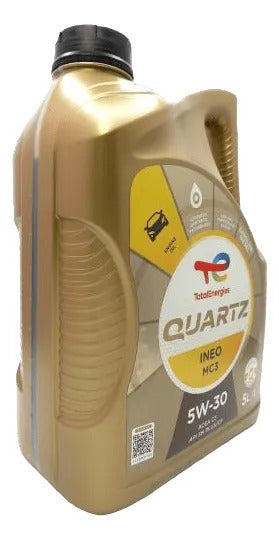 Aceite De Motor Total Ineo Mc3 5w30 Bencineros Y Diésel 5 L